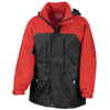 Multi-Function Winter Jacket in black-red