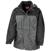 Multi-Function Winter Jacket in charcoal-black