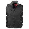 Ripstop Gilet in black-grey