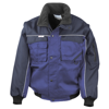 Work-Guard Zip Sleeve Heavy-Duty Pilot Jacket in royal-navy