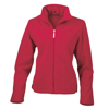 Women'S Microfleece Jacket in red