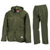 Waterproof Jacket And Trouser Set in olive