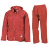 Waterproof Jacket And Trouser Set in red