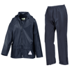 Junior Waterproof Jacket And Trouser Set in navy