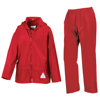 Junior Waterproof Jacket And Trouser Set in red