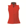 Women'S Flux Softshell Bodywarmer in classicred-sealgrey