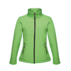 Women'S Octagon Ii Printable 3-Layer Membrane Softshell in extremegreen-black