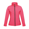 Women'S Octagon Ii Printable 3-Layer Membrane Softshell in hotpink-black