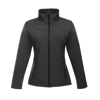 Women'S Octagon Ii Printable 3-Layer Membrane Softshell in sealgrey-black