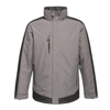 Contrast Insulated Jacket in seal-black