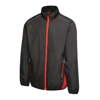 Athens Tracksuit Top in black-classicred