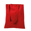 Cotton Promo Shoulder Shopper in red