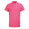 Polycotton Piqué Polo in raspberry