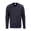 Security Style V-Neck Sweater in navy