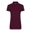 Women'S Pro Polyester Polo in burgundy