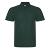 Pro Polyester Polo in bottle-green