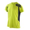 Spiro Training Shirt in neonlime-grey