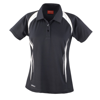 Women'S Spiro Team Spirit Polo in black-white