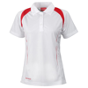 Women'S Spiro Team Spirit Polo in white-red