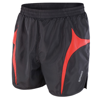 Spiro Micro-Lite Running Shorts in black-red