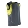 Spiro Sport Athletic Vest in grey-lime