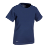 Spiro Quick-Dry Short Sleeve Junior T-Shirt in navy