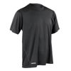 Spiro Quick-Dry Short Sleeve T-Shirt in black