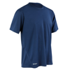 Spiro Quick-Dry Short Sleeve T-Shirt in navy
