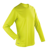 Women'S Spiro Quick-Dry Long Sleeve T-Shirt in lime-green