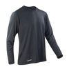 Spiro Quick-Dry Long Sleeve T-Shirt in black