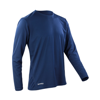 Spiro Quick-Dry Long Sleeve T-Shirt in navy