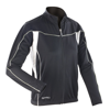 Women'S Spiro Bikewear Long Sleeve Performance Top in black-white