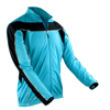 Spiro Bikewear Long Sleeve Performance Top in aqua-black