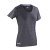 Women'S Fitness Shiny Marl T-Shirt in phantomgrey-lavender