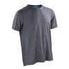Fitness Shiny Marl T-Shirt in phantomgrey-oceanblue