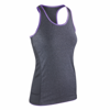 Women'S Stringer Back Marl Top in phantomgrey-lavender