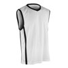 Basketball Quick-Dry Top in white-black
