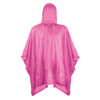 Plastic Poncho in fuchsia