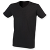 Men'S Feel Good Stretch V-Neck T-Shirt in black