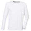 Feel Good Long Sleeved Stretch T-Shirt in white