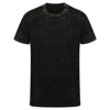 Unisex Washed Band T in washed-black