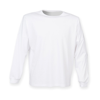 Unisex Drop Shoulder Slogan Top in white