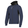 Zipped Logo Hoodie (2816) in navy