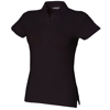 Women'S Short Sleeve Stretch Polo in black