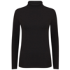 Women'S Feel Good Roll Neck Top in black