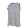 High Neck Vest in heather-grey