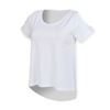 T-Shirt With Drop Detail in white