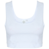 Women'S Fashion Crop Top in white-white