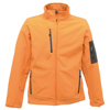 Arcola 3-Layer Softshell in sunorange-sealgrey