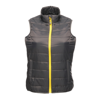 Women'S Aerolight Bodywarmer in sealgrey-yellow